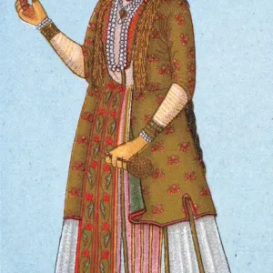Indian woman of the court of the Mughal emperor Indian woman of the court of the Mughal emperor