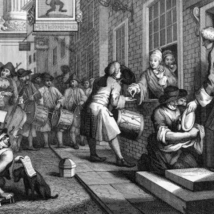 Industrious prentice marries his masters daughter, by William Hogarth Industrious prentice marries his masters daughter, by William Hogarth