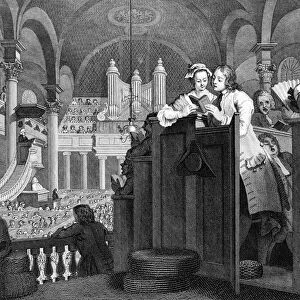 Industrious Prentice Performing Christian, by William Hogarth