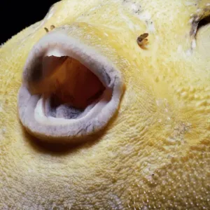 Inflated Guineafowl Puffer Print, Cocos Island Inflated Guineafowl Puffer Print, Cocos Island