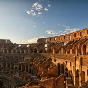 Inside The Colosseum Fine Art Print