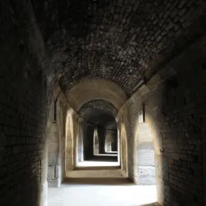 Inside the Hallways, Roman Amphitheatre, Arles, France