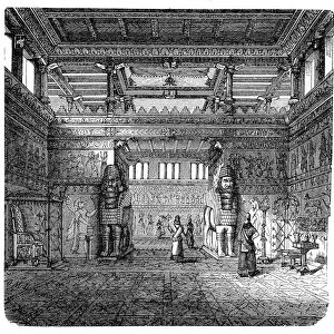 Interior of an Assyrian Royal palace