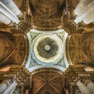 Interior of the Catedral del Salvador Print Interior of the Catedral del Salvador Print