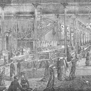 Interior of Early American Department Store Interior of Early American Department Store