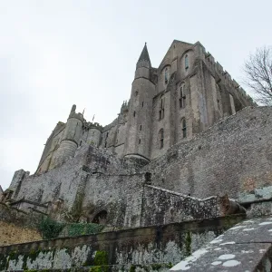 Interior of Mont Saint-Michel, Normandy, France