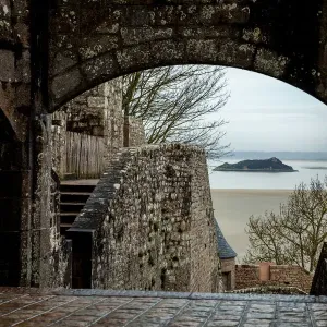 Mont Saint-Michel Interior Print Mont Saint-Michel Interior Print