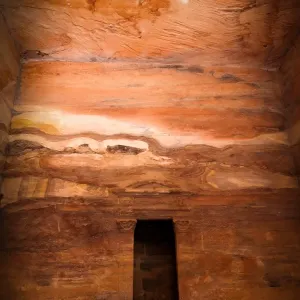 Interior of The Treasury, Petra, Jordan Interior of The Treasury, Petra, Jordan