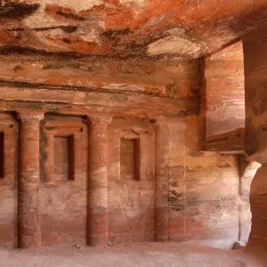 Interior of The Triclinium Tomb, Petra, Jordan Print Interior of The Triclinium Tomb, Petra, Jordan Print
