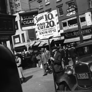 Intersection of West 45th Street and 6th Avenue Print