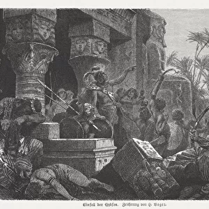 Invasion of the Hyksos in Egypt c. 1650 BC, published 1880