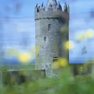 Ireland, County Clare, Doonagore Castle Ireland, County Clare, Doonagore Castle