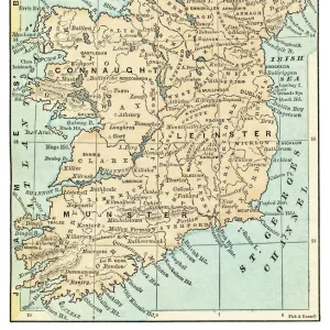 Ireland map 1875