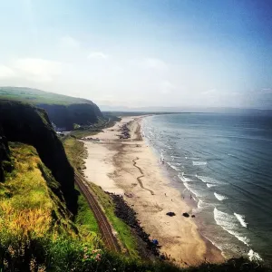 Downhill Beach Print, viewed from Mussenden Temple Downhill Beach Print, viewed from Mussenden Temple