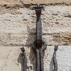 Ironwork wall hook, San Gimignano, Italy