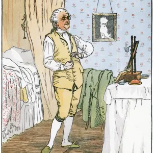 Vintage Print of a Man in Islington Vintage Print of a Man in Islington