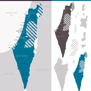 Israel - Infographic map - illustration Israel - Infographic map - illustration