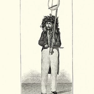Italian Grimacier or pantomime artist, early 19th Century