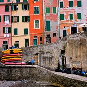 Italy, Cinque Terra Village Colour