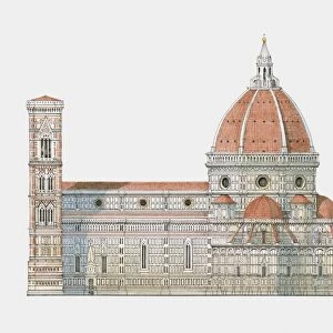 Italy, Tuscany, Florence, Basilica di Santa Maria del Fiore (Florence Cathedral)