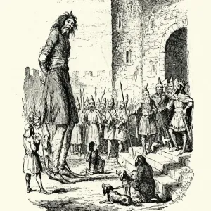 Jack Brings the Giant to King Alfred Print Jack Brings the Giant to King Alfred Print