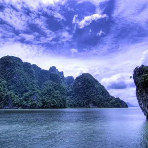 James Bond Island Print, Phang Nga Bay Landscape James Bond Island Print, Phang Nga Bay Landscape