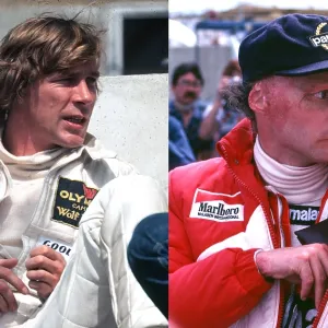 James Hunt & Niki Lauda