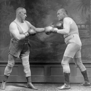 James J. Jeffries and Tom Sharkey