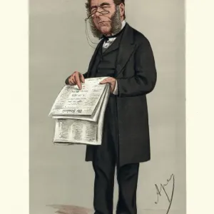 James Johnstone, The Standard, British newspaper proprietor, Vanity fair caricature James Johnstone, The Standard, British newspaper proprietor, Vanity fair caricature