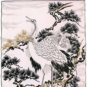 Japanese Art - Picture of a Crane