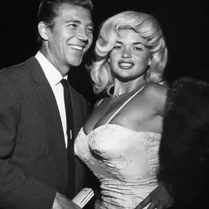 Jayne Mansfield and Mickey Hargitay Print Jayne Mansfield and Mickey Hargitay Print