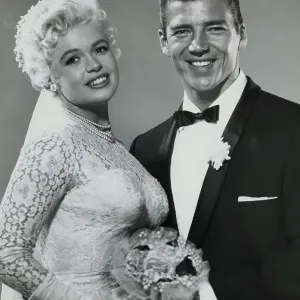 Jayne Mansfield and Mickey Hargitay Wedding Print Jayne Mansfield and Mickey Hargitay Wedding Print