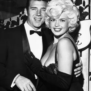 Jayne Mansfield and Mickey Hargitay Print Jayne Mansfield and Mickey Hargitay Print