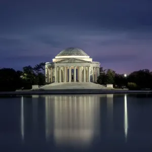 Jefferson Memorial Print with Tidal Basin Reflection Jefferson Memorial Print with Tidal Basin Reflection
