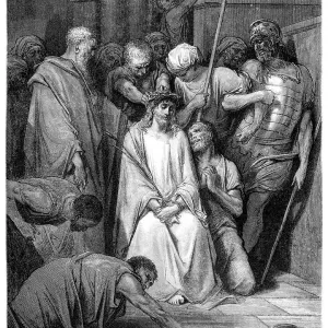 Jesus Christ receiving the crown of thorns 1866 Jesus Christ receiving the crown of thorns 1866
