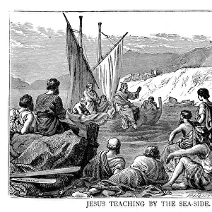 Jesus Teaching By The Sea Side