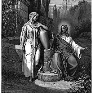 Jesus and the woman of Samaria 1870