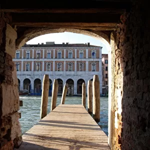 A jetty on the Grand Canal, Venezia
