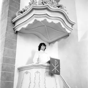 Jim Morrison Of The Doors Visits A Church In Germany Jim Morrison Of The Doors Visits A Church In Germany