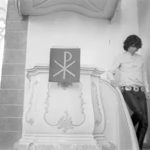 Jim Morrison Of The Doors Visits A Church In Germany Jim Morrison Of The Doors Visits A Church In Germany