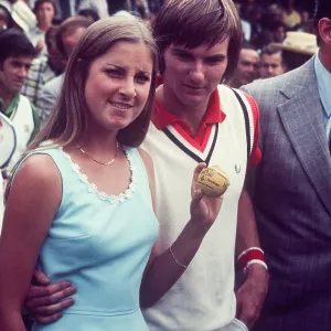 Jimmy Connors and Chris Evert