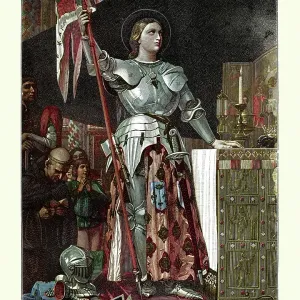 Joan of Arc at the Coronation of Charles VII Joan of Arc at the Coronation of Charles VII