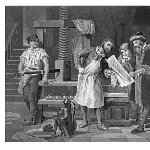 Johannes Gutenberg, a German blacksmith, goldsmith, inventor, printer