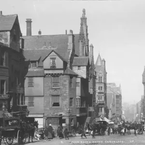 John Knox House Print circa 1865 John Knox House Print circa 1865