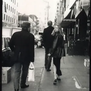 John Perry Barlow, John Currin, Leah Barlow in New York John Perry Barlow, John Currin, Leah Barlow in New York