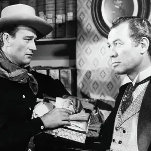 John Wayne and Ward Bond Print John Wayne and Ward Bond Print