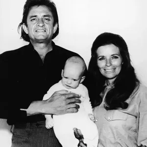 Johnny Cash & Family Print
