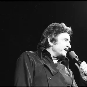 Johnny Cash Performing In Anaheim Johnny Cash Performing In Anaheim