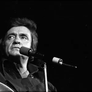 Johnny Cash Performing In Anaheim Johnny Cash Performing In Anaheim