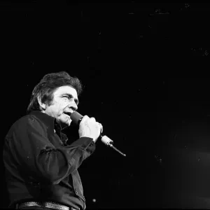 Johnny Cash Performing In Anaheim Johnny Cash Performing In Anaheim